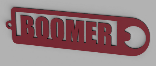 BOOMER!!!! Bottle opener in CRIMSON!